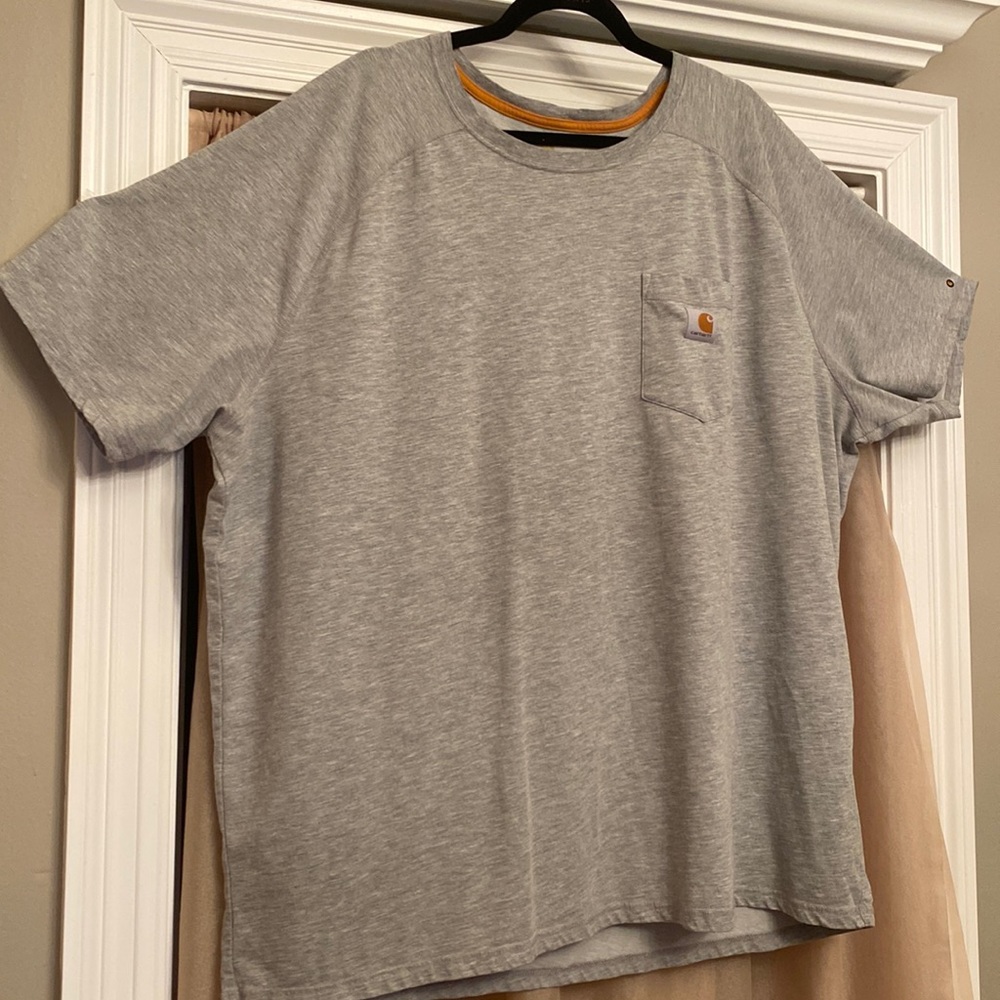 Carhartt solid short sleeve tee grey men’s 3xl